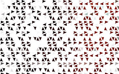 Fototapeta premium Light Red vector cover in polygonal style.