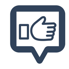 Good, positive, response icon