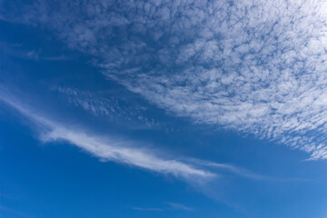 Naklejka na ściany i meble HD blue sky and white clouds background material