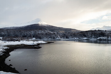 landscape with lake