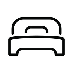 Bed icon template