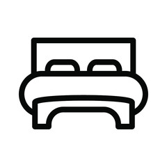 Bed icon template