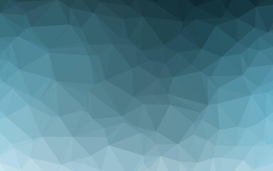 Light BLUE vector polygon abstract layout.