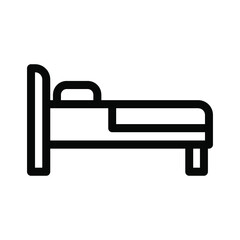 Bed icon template