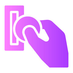laundromat gradient icon