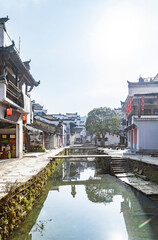 Obraz premium Scenery of Likeng Scenic Area, Wuyuan, Jiangxi province