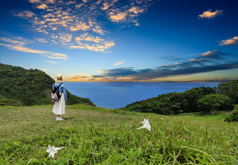 The Xuhai Prairie scenic prairie trail Pingtung County,Taiwan