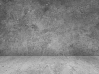 Concrete wall background for displaying products in 3d.