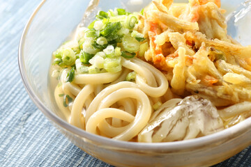 夏の冷やしぶっかけうどん