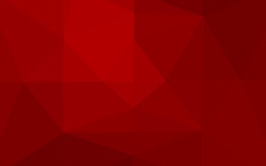 Fototapeta premium Light Red vector low poly layout.