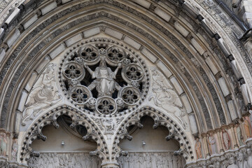 Exterior view of St. John the Divine cathedral