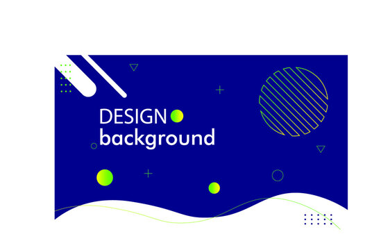 illustration vector graphic of abstract blue background with geometric elements