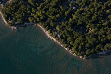 Wasaga Beach tiny  drone views of beach 