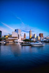 Cleveland Ohio Skyline from Voinovich Park