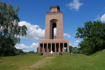 Fototapeta na wymiar Bismarckturm in Burg im Spreewald