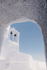 Church in Pyrgos, Santorini, Cyclades, Greece