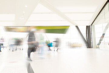Fototapeta premium blurred background people movement office