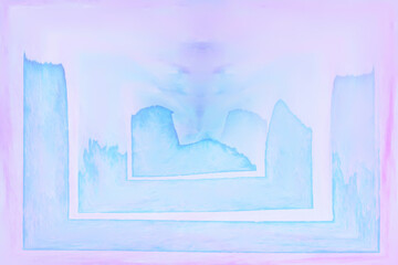 blue brush strokes watercolor abstract background