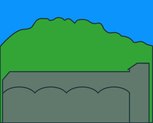 Flag Of Concrete City Washington