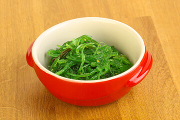 Japanese traditional seaweed salad Chukka