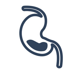 Digestion, gastroenterology, stomach icon