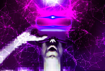 occhiali 3d, visore, metaverso, realtà virtuale, realtà aumentata