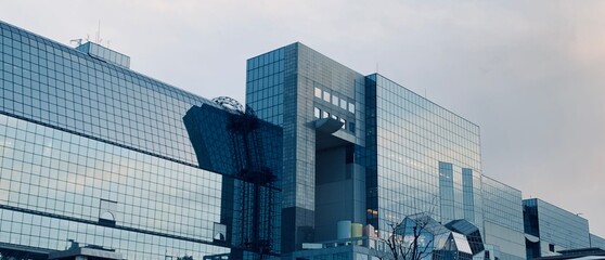 駅ビルと空 京都
