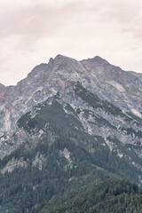Landscape with clouds over mountain - Hochkönig Austria