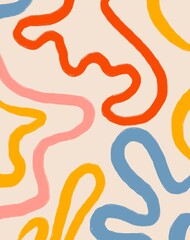 illustration background pattern bright colors - wallpaper 