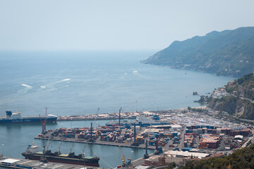 Fototapeta na wymiar coast of Salerno 