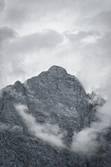 Landscape with clouds over mountain - Hochkönig Austria