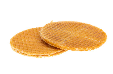 dutch waffles isolated