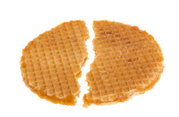dutch waffles isolated