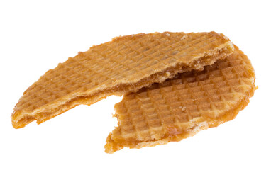 dutch waffles isolated