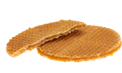 dutch waffles isolated