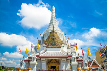 Lak Mueang, city pillar shrine of Bangkok thailand - obrazy, fototapety, plakaty