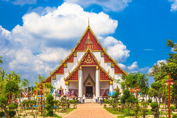 Phra Mongkhon Bophit in ayutthaya, thailand