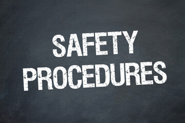 Fototapeta premium Safety Procedures