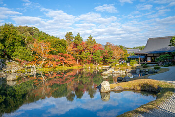 Sogenchi Teien in Tenryuji Temple, arashiyama, kyoto