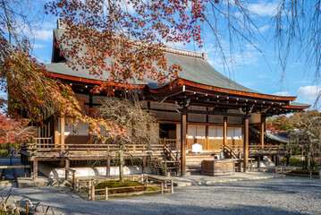 tahoden of tenryuji temple in arashiyama, kyoto