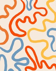 illustration background pattern bright colors - wallpaper 