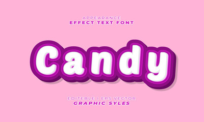 Editable text effect sticker font.
