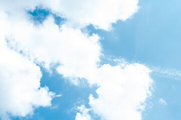 雲さんが遊びに来たみたいです。