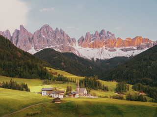  scenic view of majestic dolomites landscape