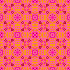 Nature Seamless Pattern Garden Floral Background Damask Art