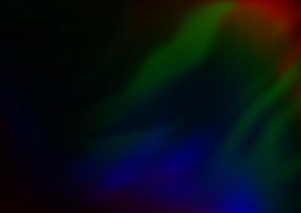 Dark Multicolor, Rainbow vector abstract template.