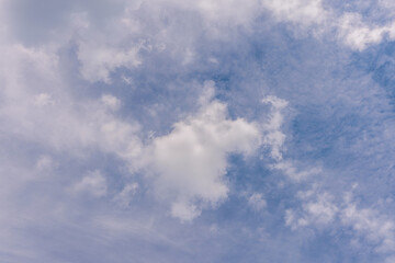 blue sky with clouds