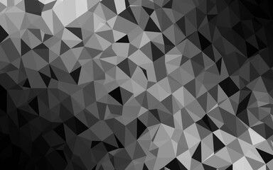 Obraz premium Light Silver, Gray vector blurry triangle texture.