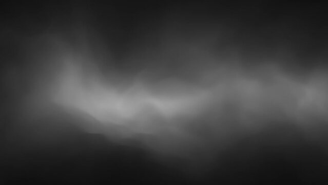 Abstract dark smoke cloud loop motion background.