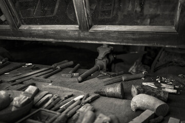 Mesa de Artesanos. 
Asturias, España.